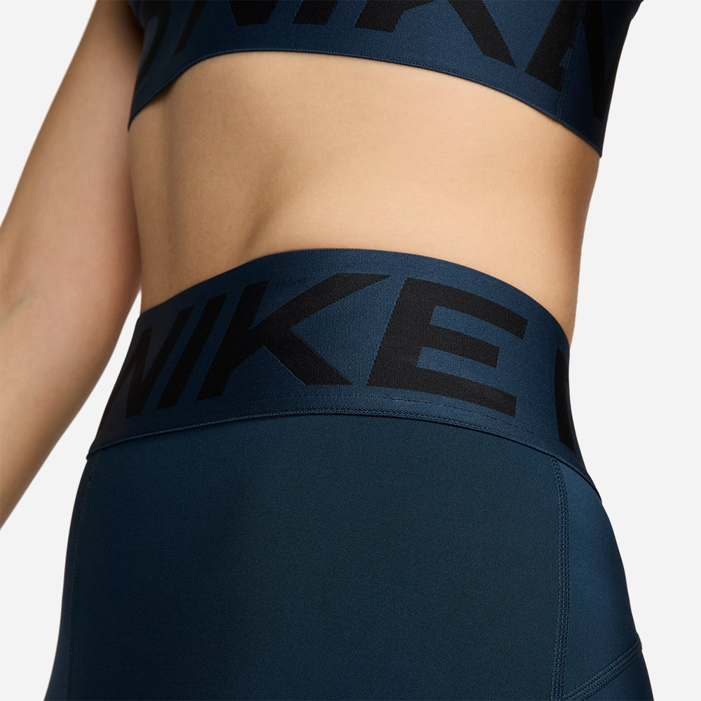 Quần Bó Thể Thao Nữ Nike Pro Sculpt - Xanh Navy - Supersports Vietnam
