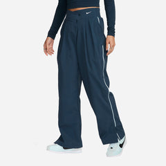 Quần Dài Nữ Nike Asw Mid-Rise Repel Asymmetrical-Waist - Xanh Navy - Supersports Vietnam