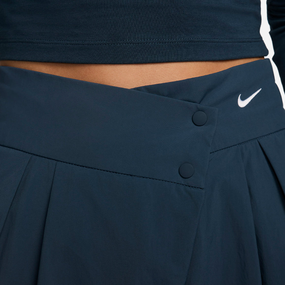 Quần Dài Nữ Nike Asw Mid-Rise Repel Asymmetrical-Waist - Xanh Navy - Supersports Vietnam