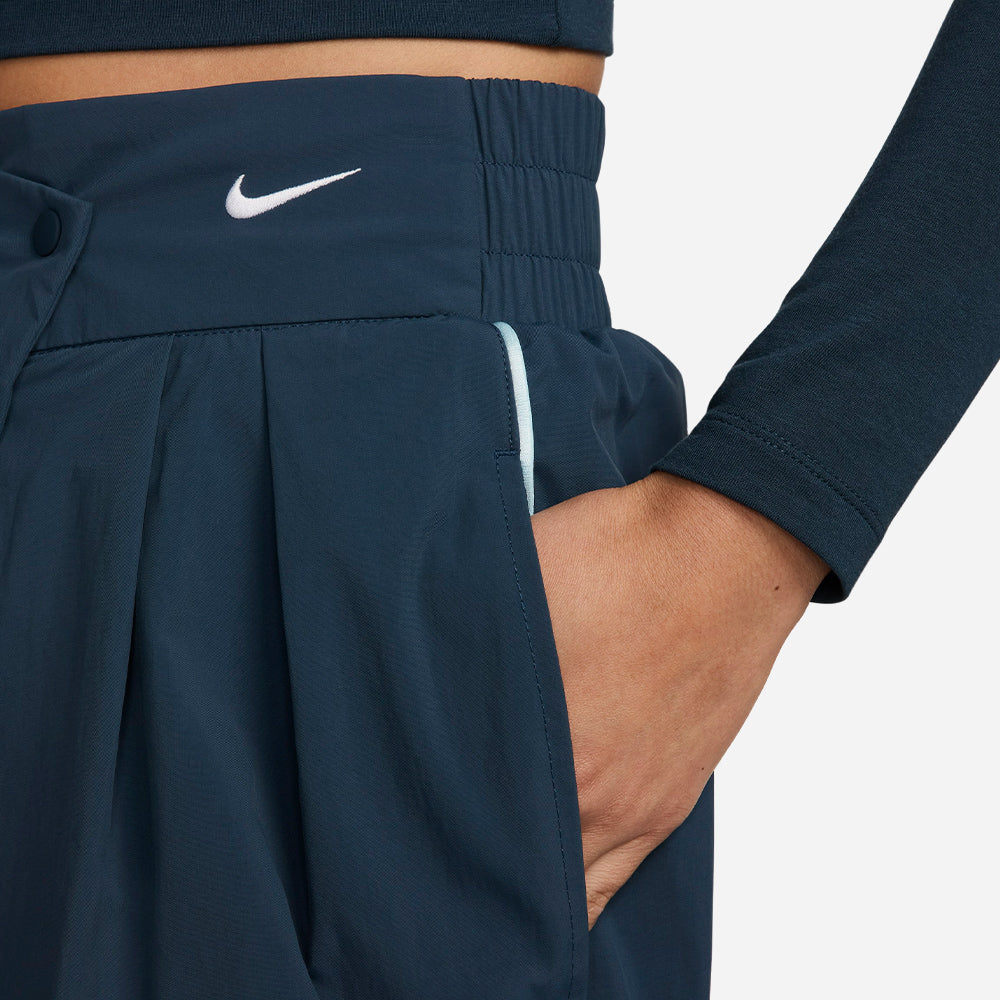Quần Dài Nữ Nike Asw Mid-Rise Repel Asymmetrical-Waist - Xanh Navy - Supersports Vietnam