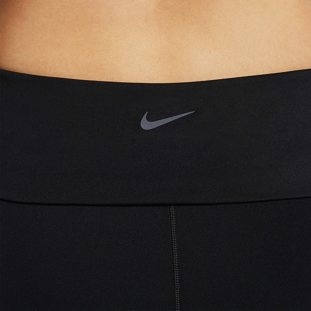 Quần Dài Thể Thao Nữ Nike Dri-Fit High-Waisted Fold-Over - Đen - Supersports Vietnam