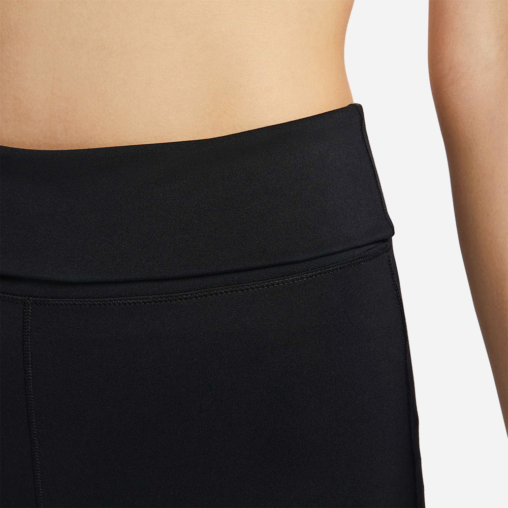 Quần Dài Thể Thao Nữ Nike Dri-Fit High-Waisted Fold-Over - Đen - Supersports Vietnam