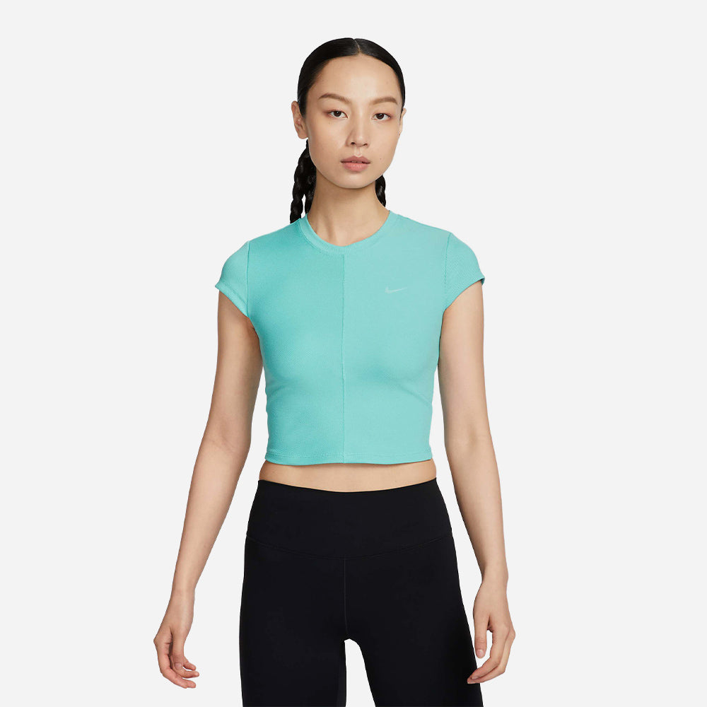 Áo Thun Nữ Nike Dri-Fit - Xanh Dương - Supersports Vietnam