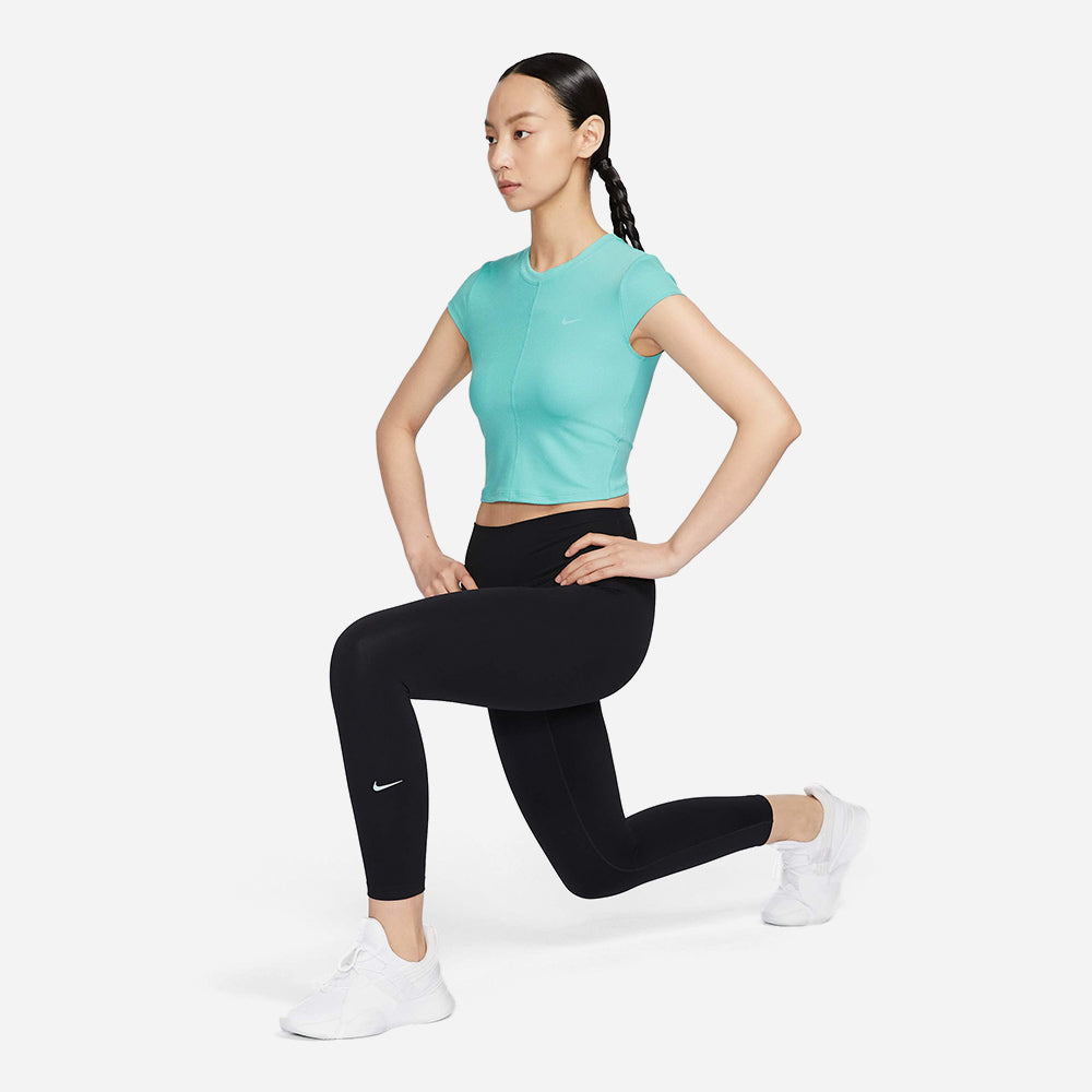Áo Thun Nữ Nike Dri-Fit - Xanh Dương - Supersports Vietnam