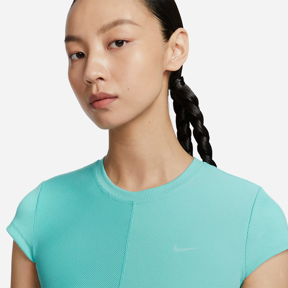 Áo Thun Nữ Nike Dri-Fit - Xanh Dương - Supersports Vietnam
