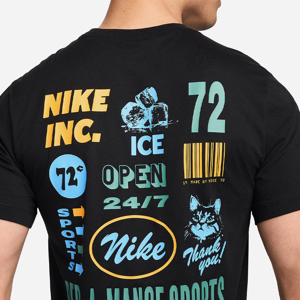 Áo Thun Nam Nike Dri-Fit Fitness - Đen - Supersports Vietnam