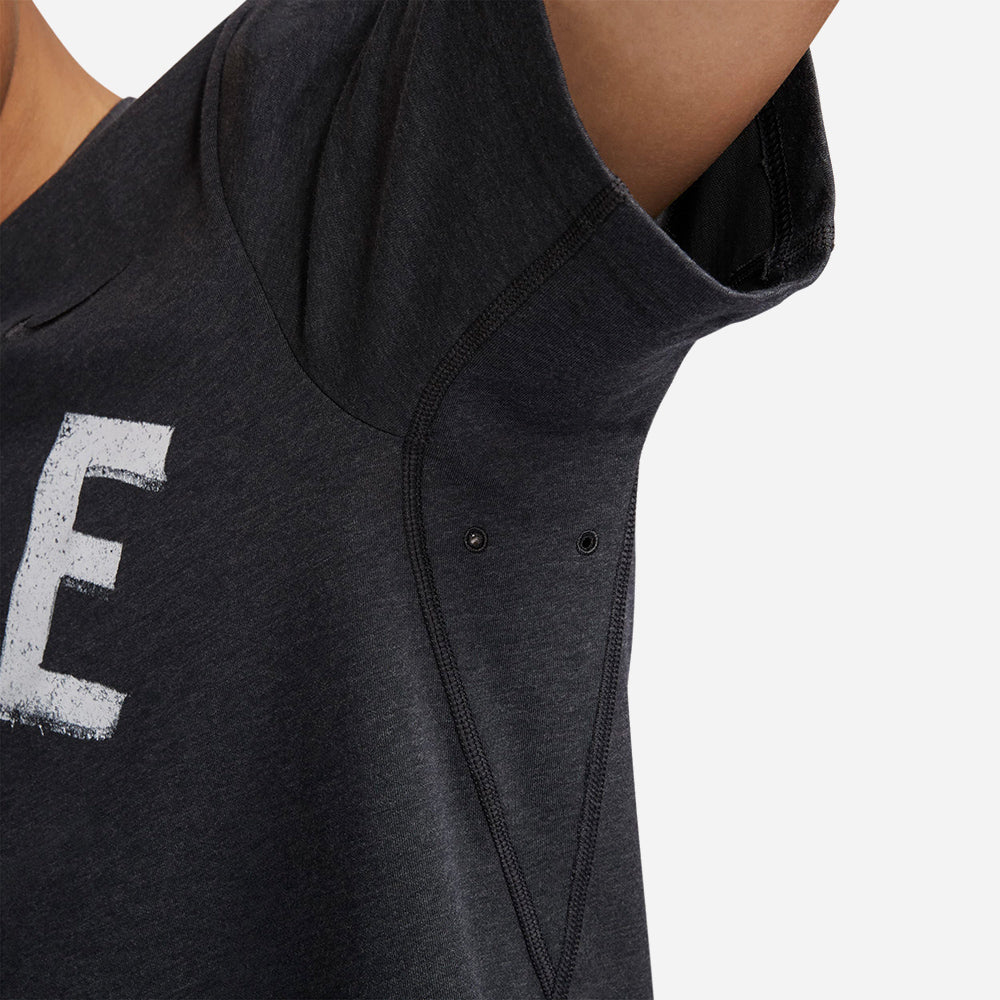 Áo Thun Tay Ngắn Nam Nike Dri-Fit Primary Swoosh Top - Đen - Supersports Vietnam