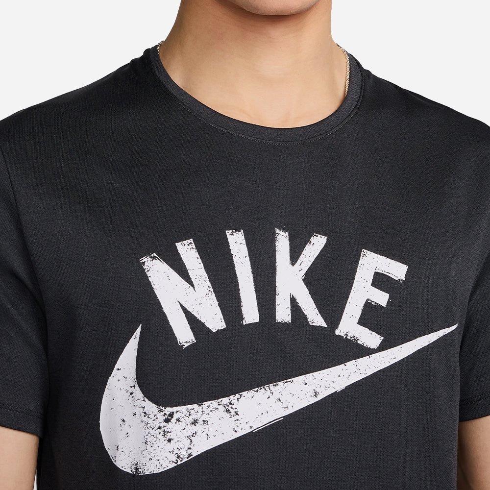Áo Thun Nam Nike Miler Swoosh Dri-Fit - Đen - Supersports Vietnam