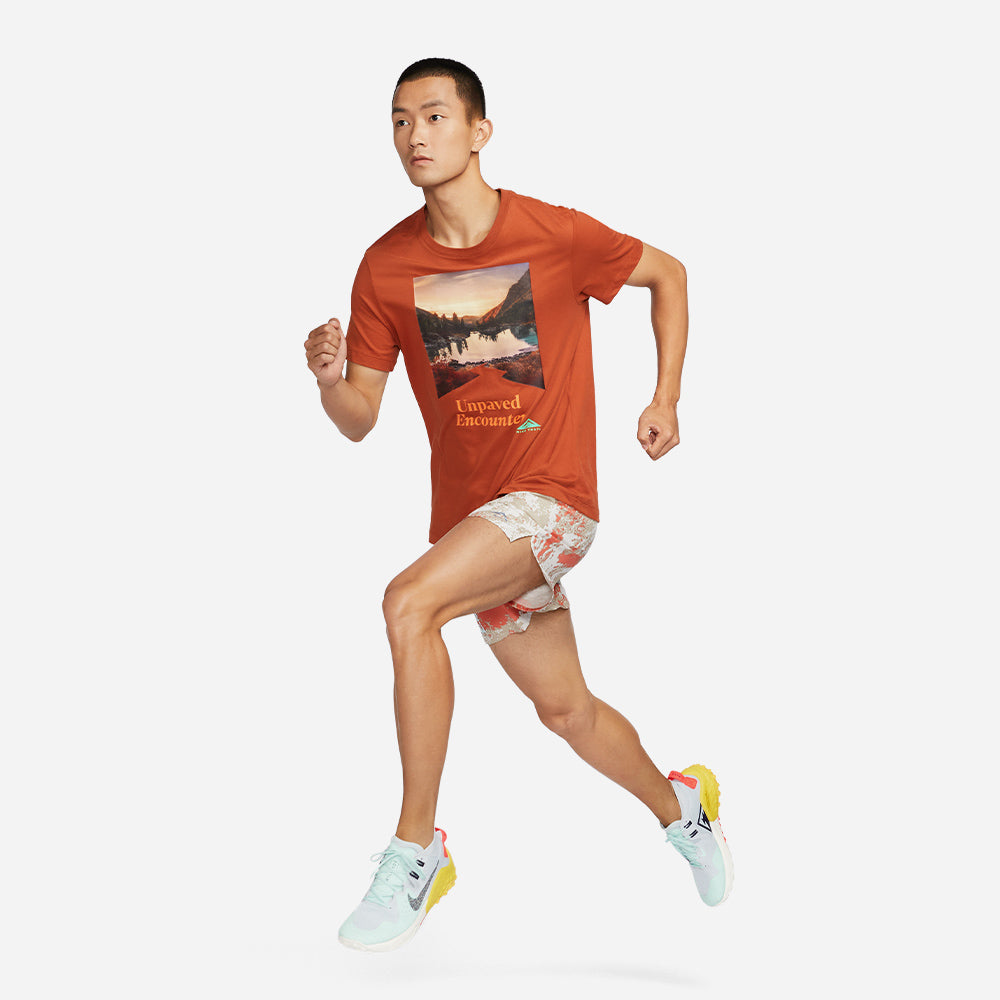Quần Ngắn Nam Nike Dri-Fit Brief-Lined Stride - Nâu - Supersports Vietnam