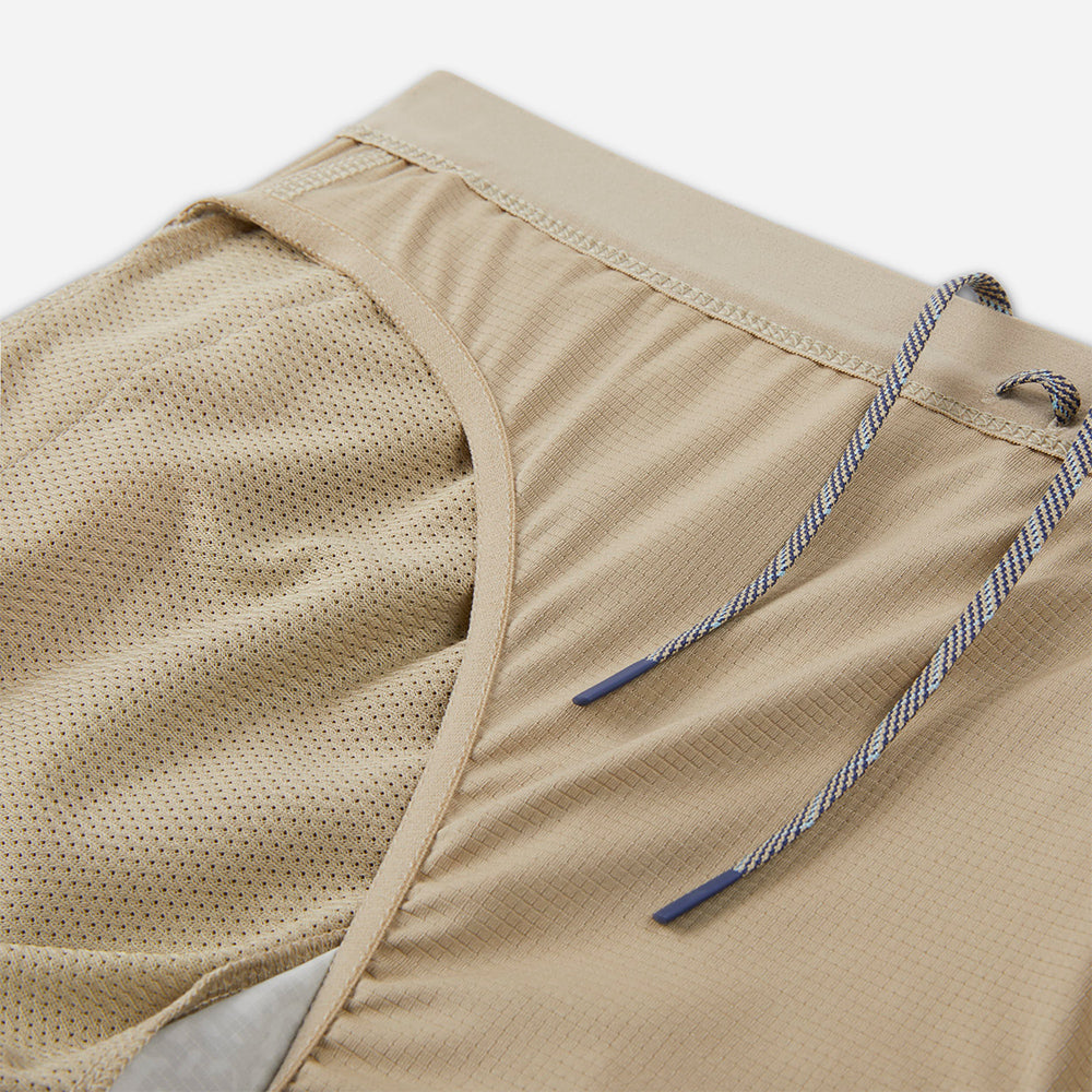 Quần Ngắn Nam Nike Dri-Fit Brief-Lined Stride - Nâu - Supersports Vietnam