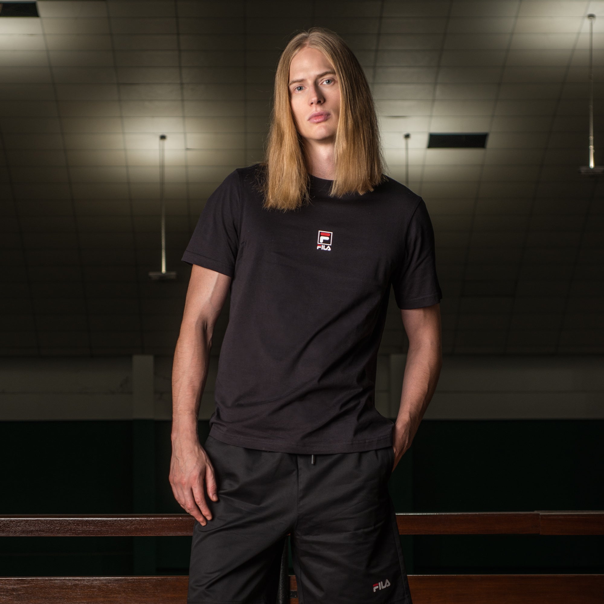 Áo Thun Unisex Fila Value Pack Regular Basic Logo - Đen - Supersports Vietnam