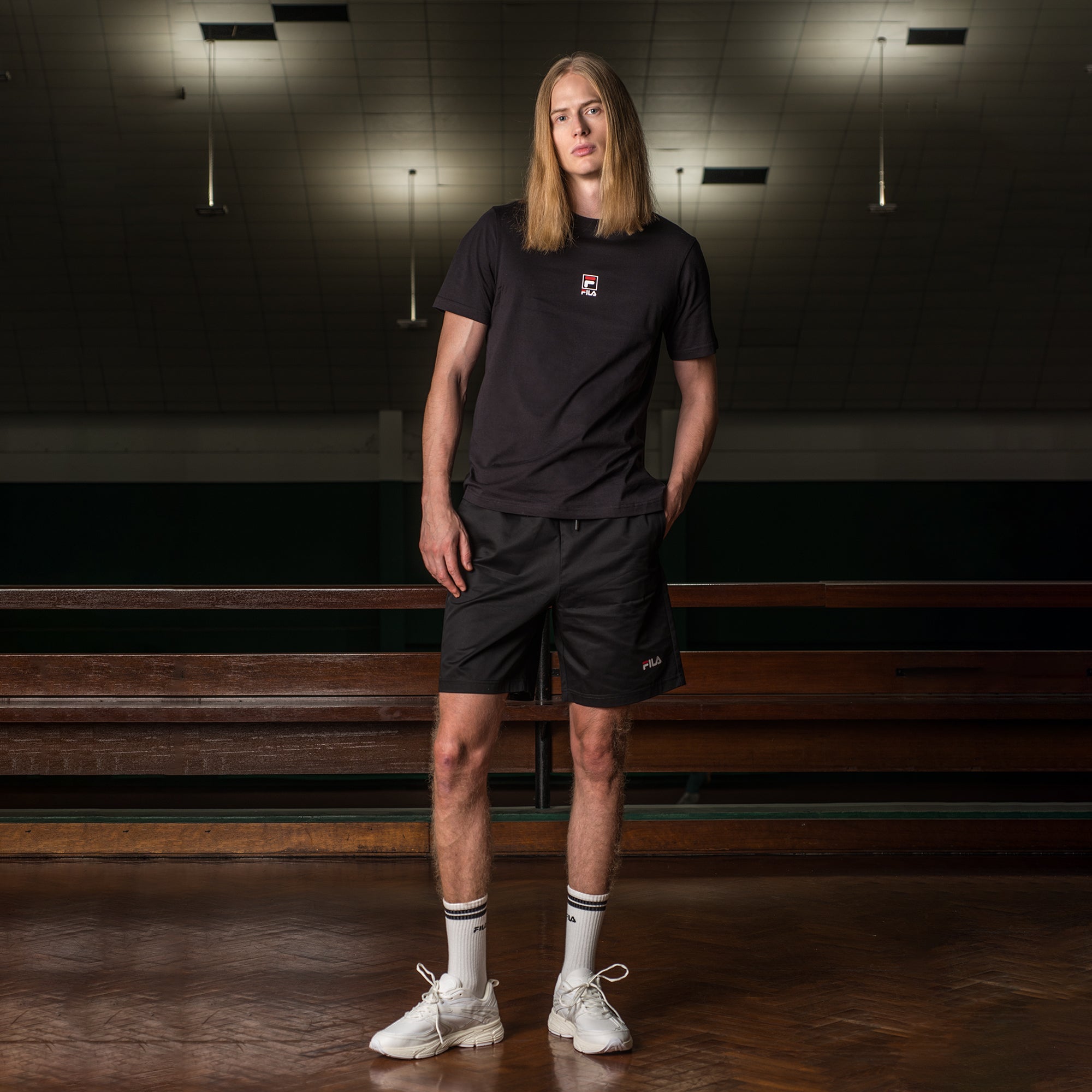 Áo Thun Unisex Fila Value Pack Regular Basic Logo - Đen - Supersports Vietnam