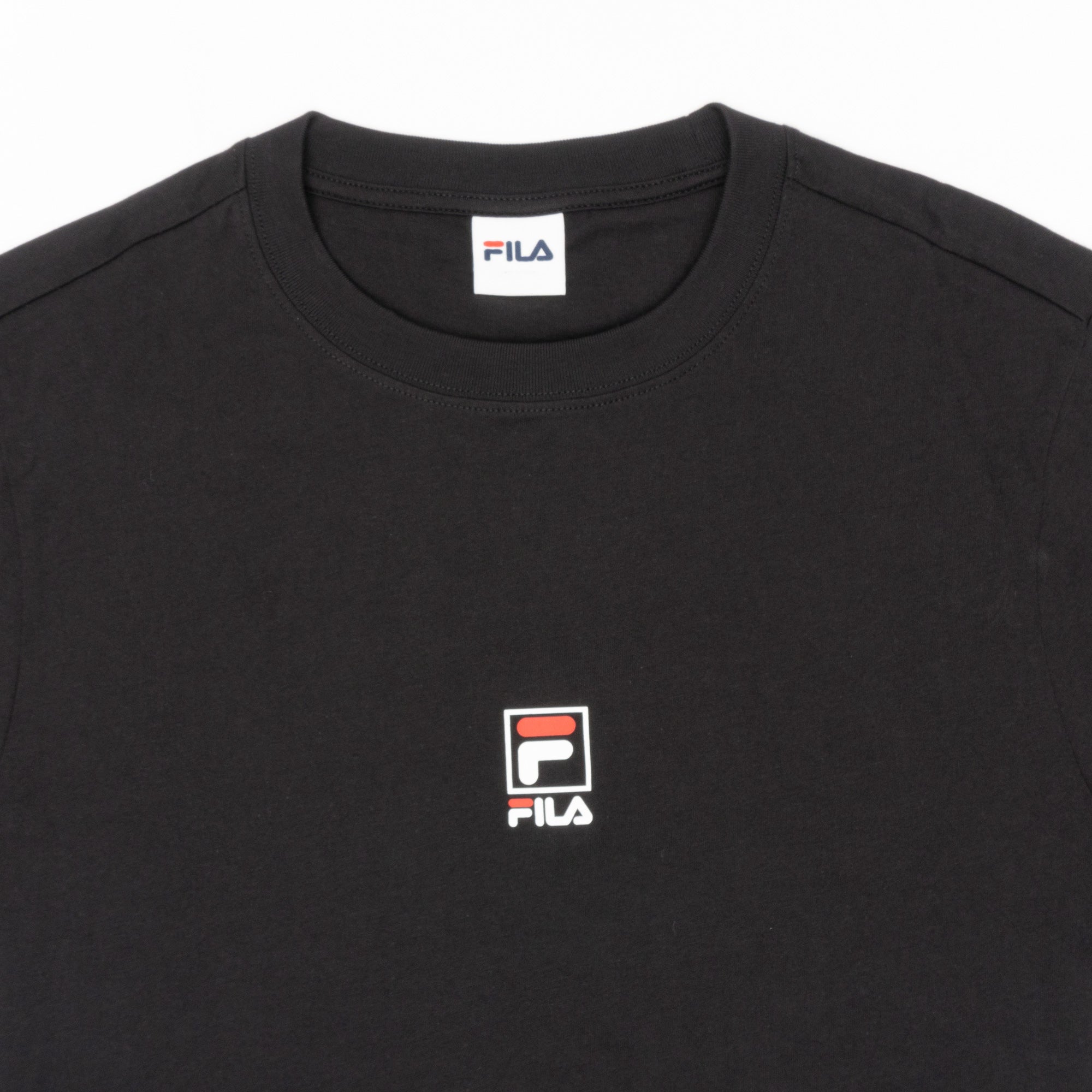Áo Thun Unisex Fila Value Pack Regular Basic Logo - Đen - Supersports Vietnam