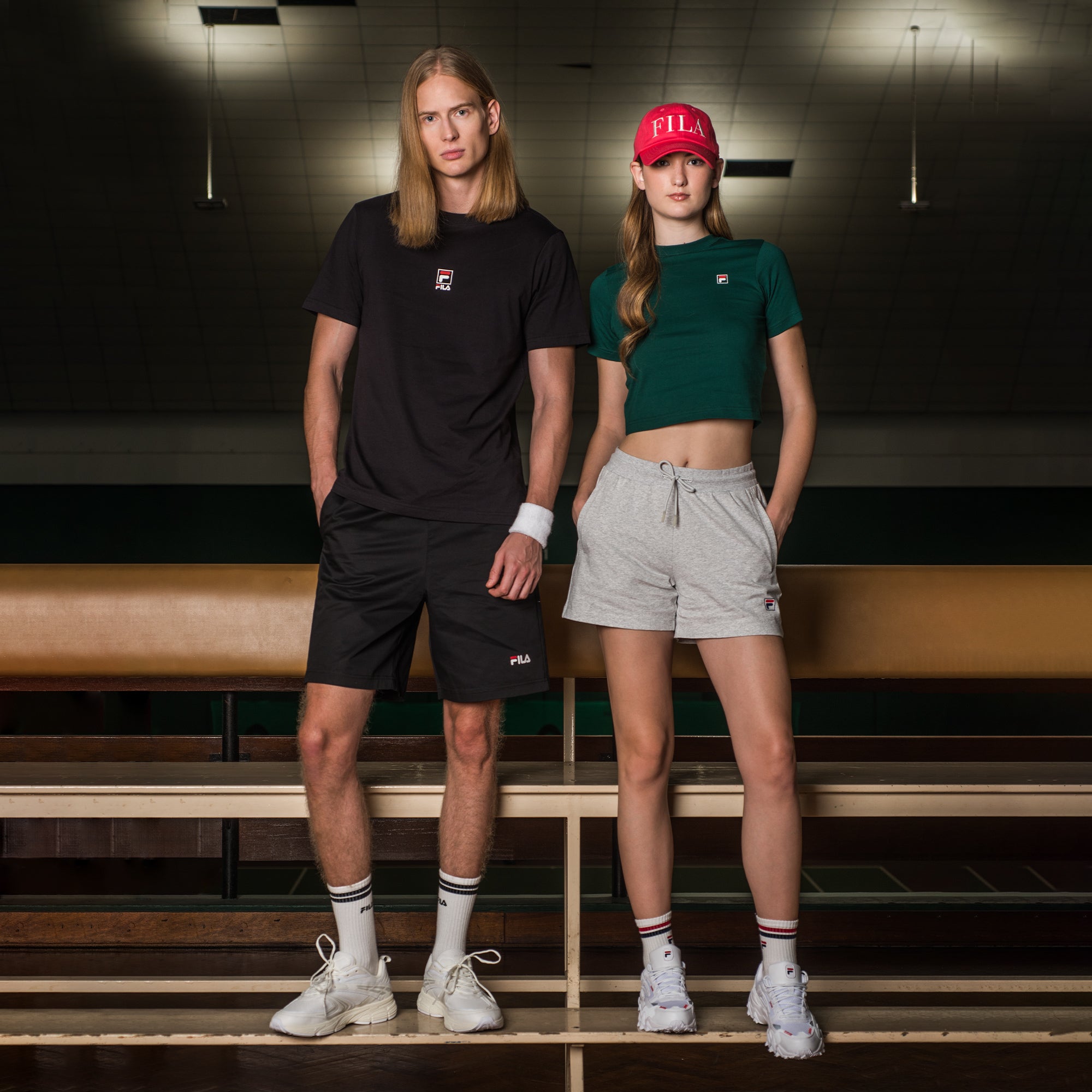 Áo Thun Unisex Fila Value Pack Regular Basic Logo - Đen - Supersports Vietnam