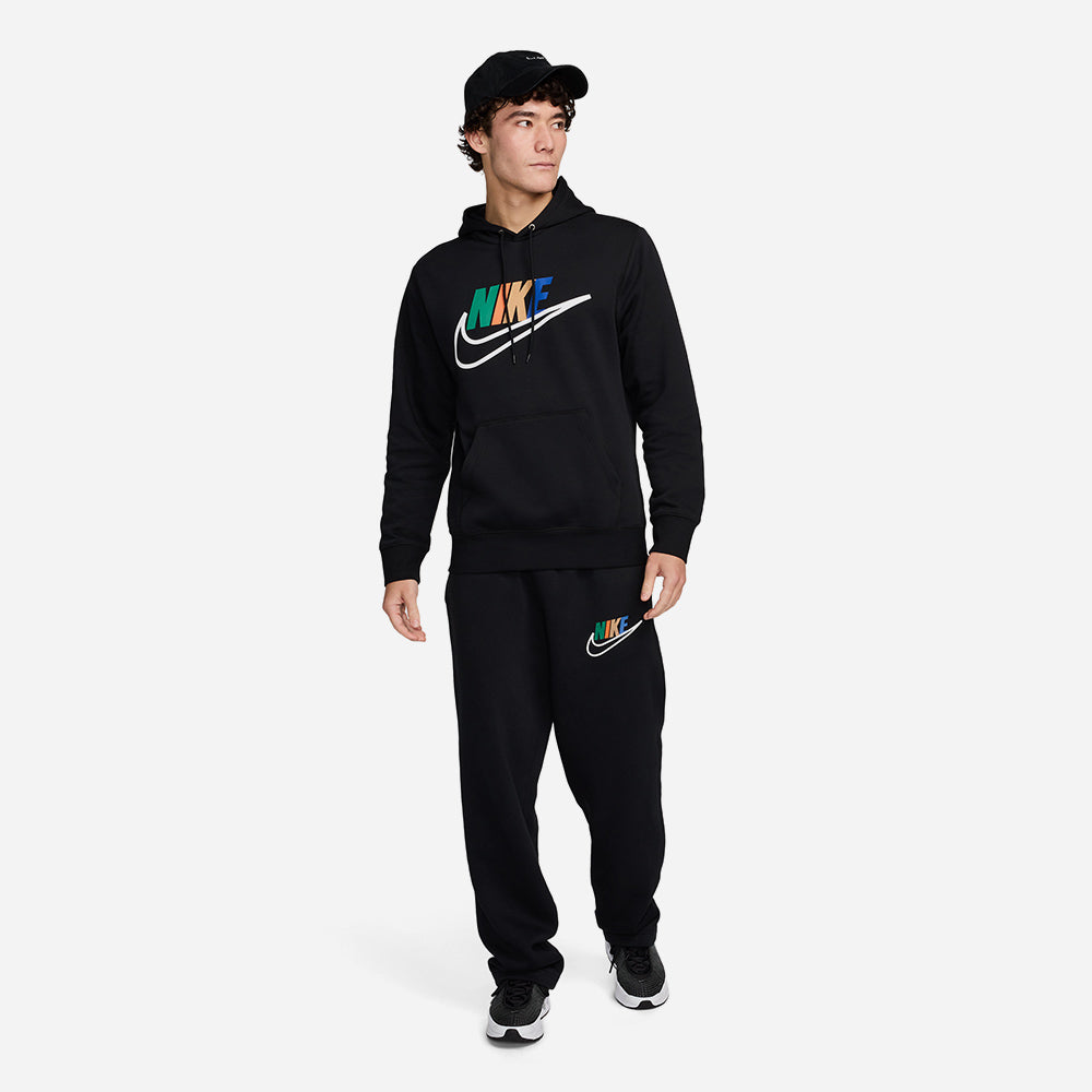 Áo Hoodie Nam Nike Club Futura - Đen - Supersports Vietnam