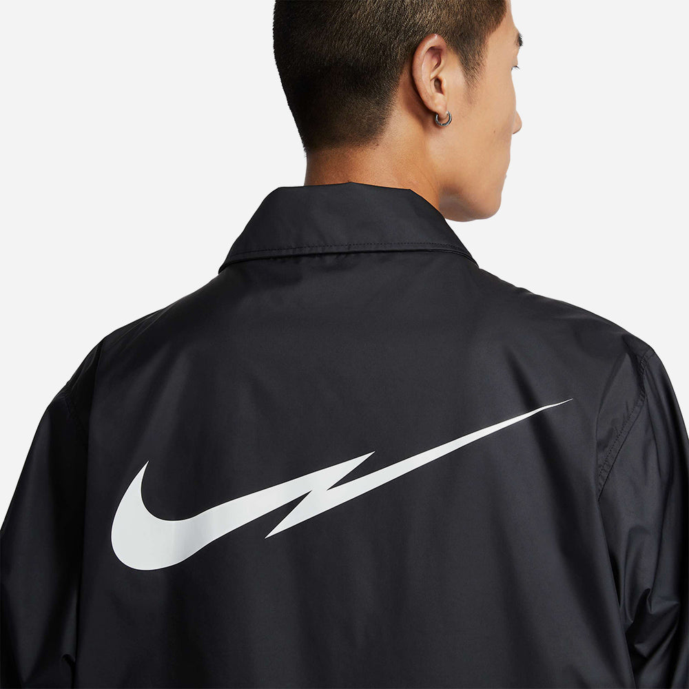 Áo Khoác Nam Nike Club Coaching - Đen - Supersports Vietnam