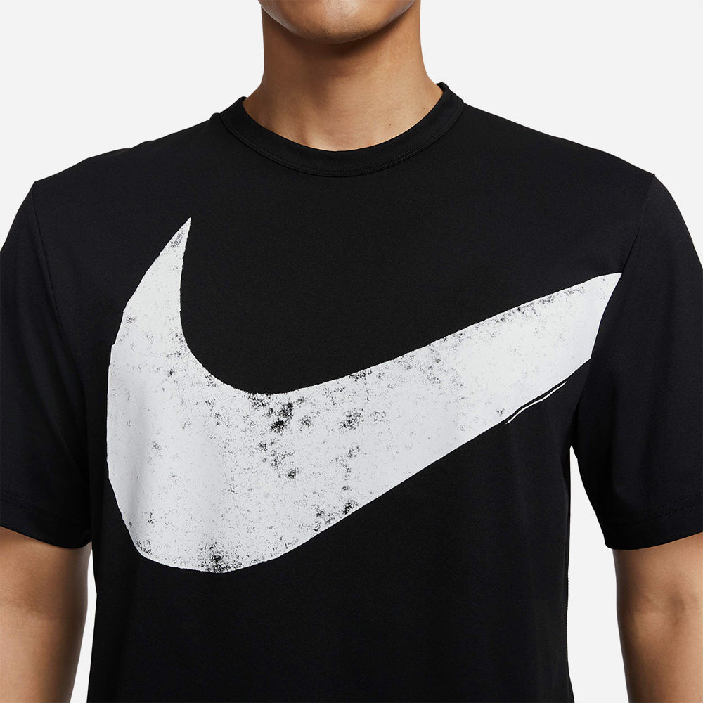 Áo Thun Nam Nike Dri-Fit Hyverse Swoosh - Đen - Supersports Vietnam