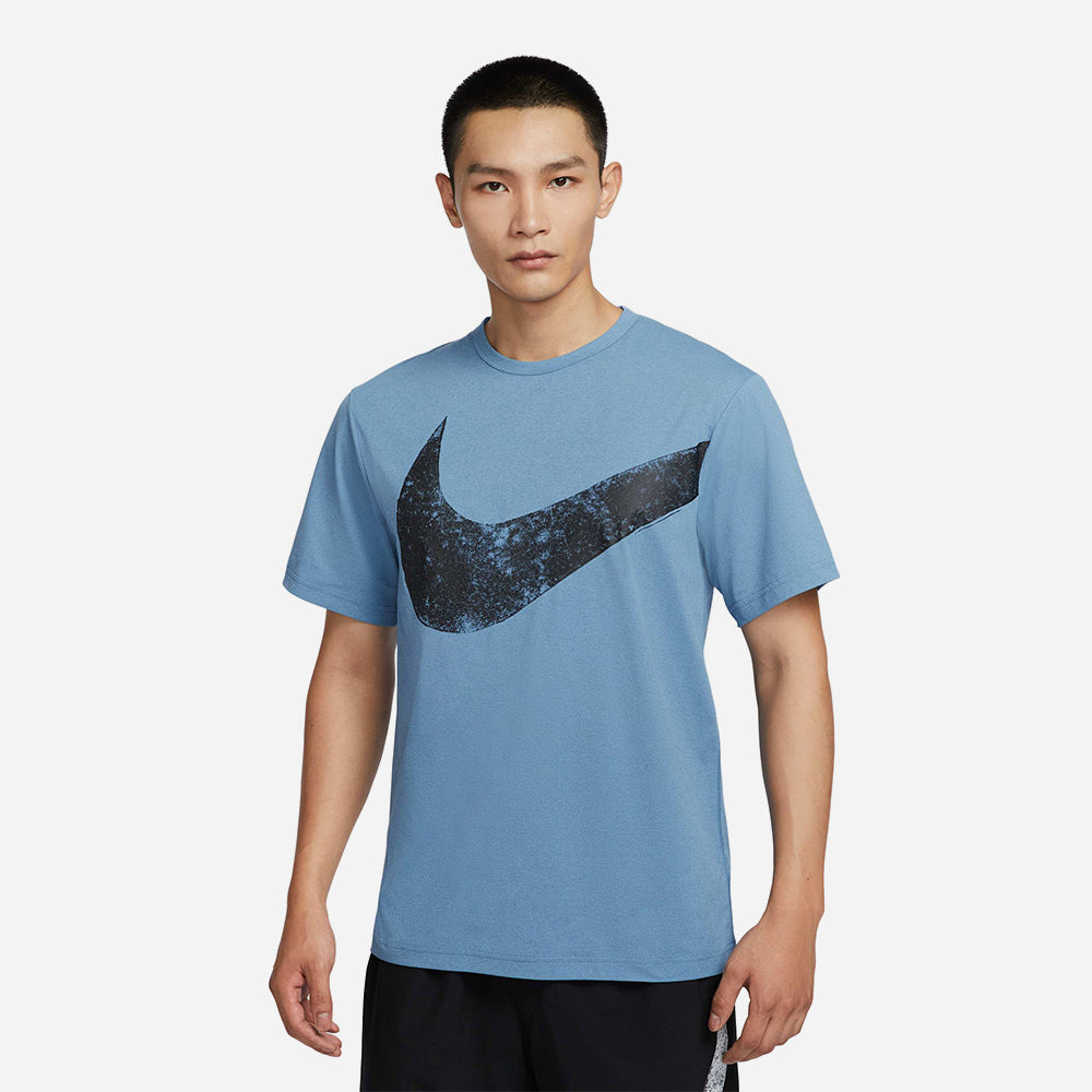 Áo Thun Nam Nike Dri-Fit Hyverse Swoosh - Xanh Dương - Supersports Vietnam