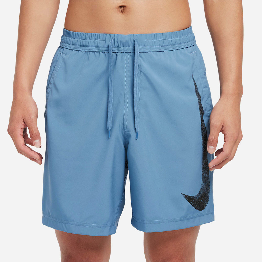 Quần Ngắn Nam Nike Dri-Fit Form Swoosh 7Ul - Xanh Dương - Supersports Vietnam