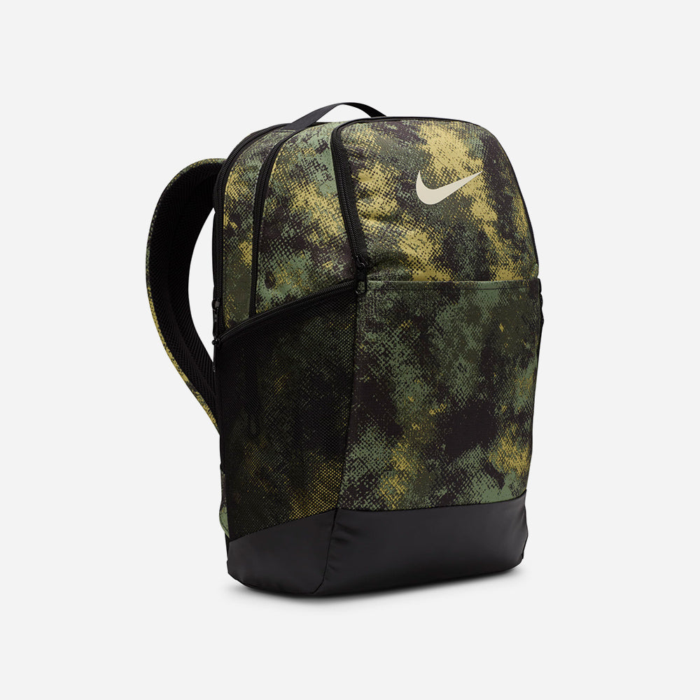 Ba Lô Thể Thao Nike Brasilia - 9.5 Camo Aop - Xanh Quân Đội - Supersports Vietnam
