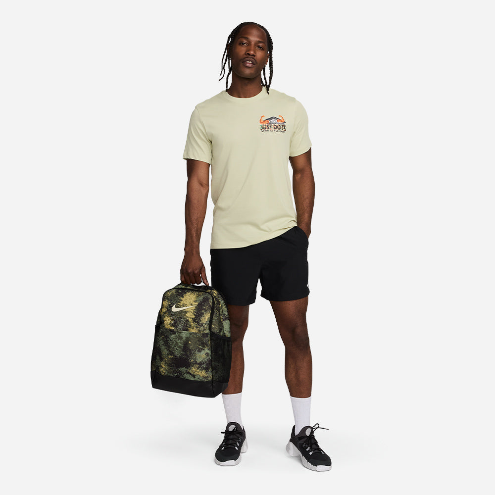Ba Lô Thể Thao Nike Brasilia - 9.5 Camo Aop - Xanh Quân Đội - Supersports Vietnam