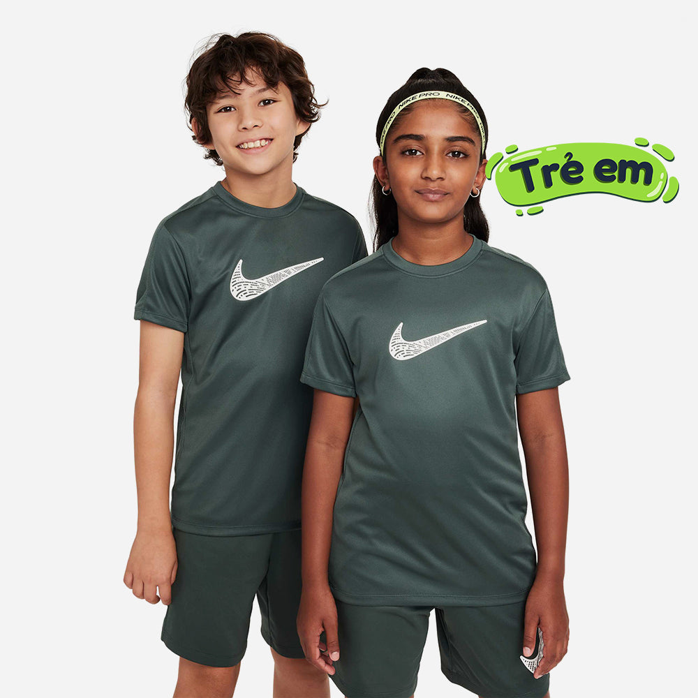 Áo Thun Trẻ Em Nike Dri-Fit Trophy23 - Xanh Lá - Supersports Vietnam