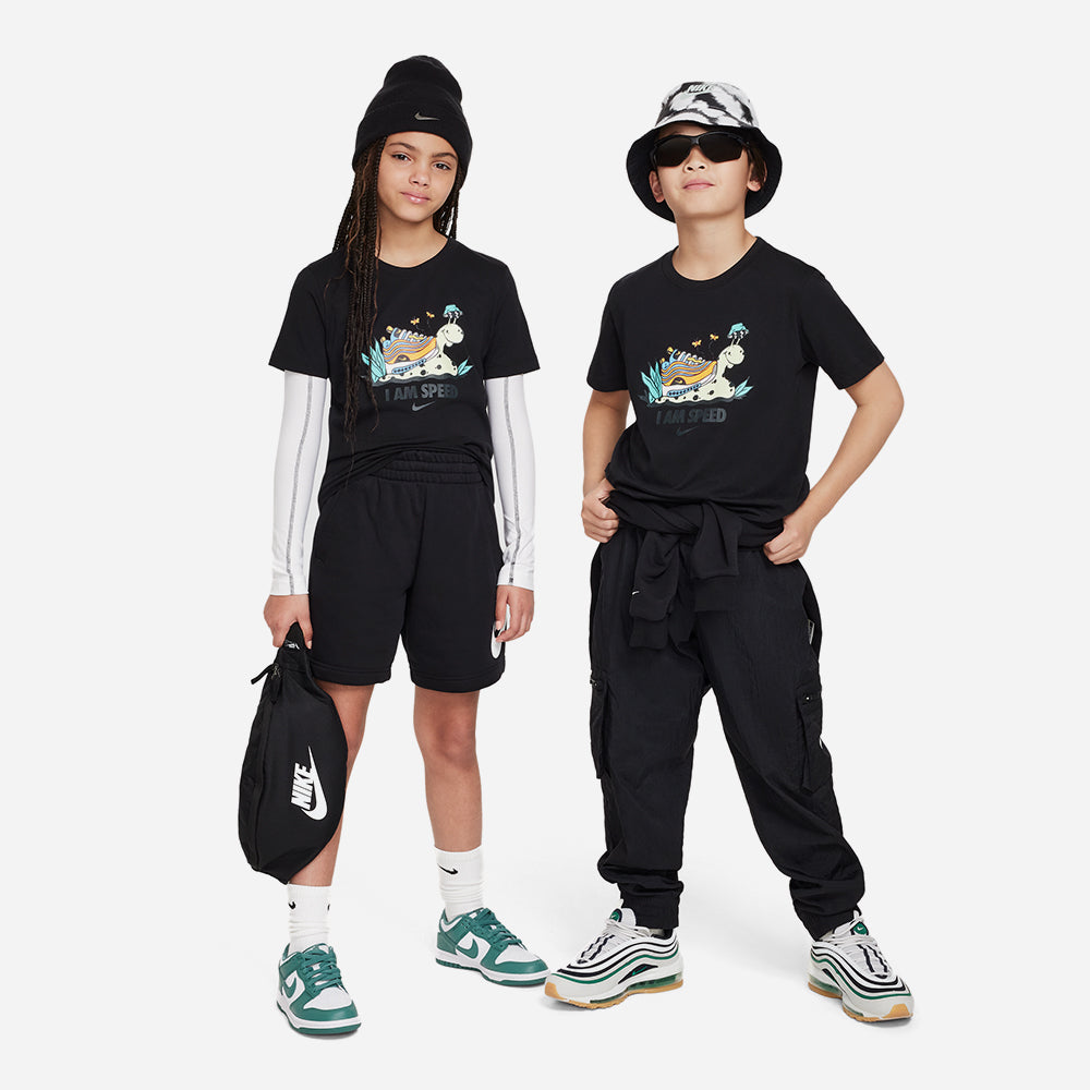 Áo Thun Trẻ Em Nike Snail - Đen - Supersports Vietnam
