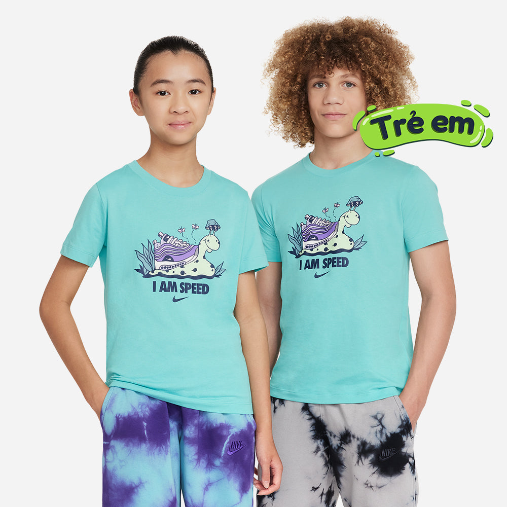 Áo Thun Trẻ Em Nike Snail - Xanh Dương - Supersports Vietnam