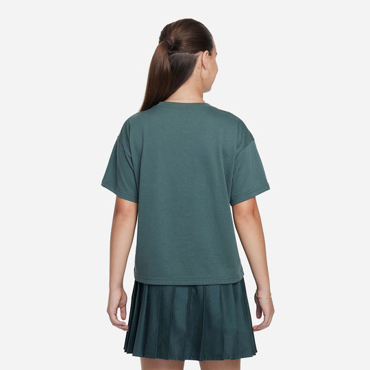Áo Thun Bé Gái Nike Graphic Star - Xanh Dương