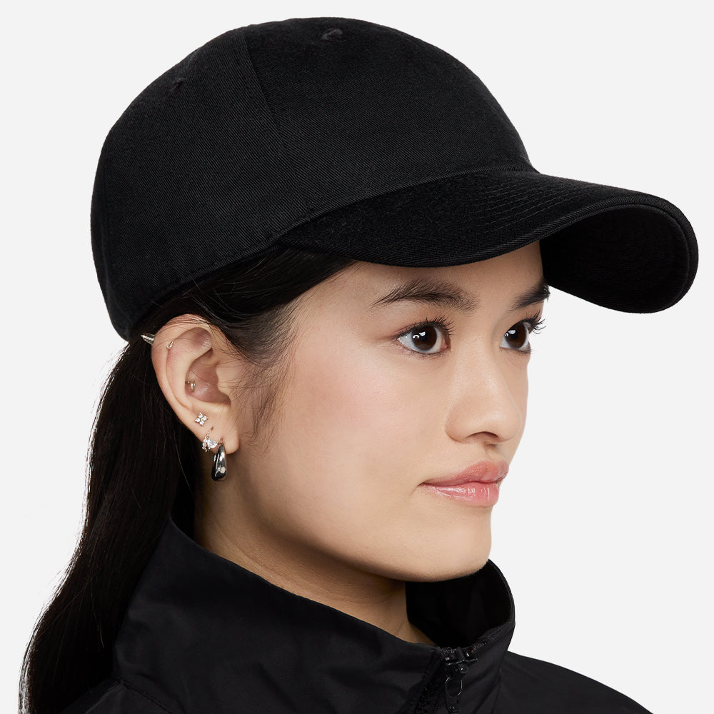 Mũ Lưỡi Trai Nike Club Swoosh - Đen - Supersports Vietnam