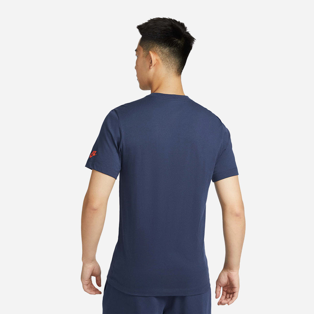 Áo Thun Nam Nike Club - Xanh Navy - Supersports Vietnam