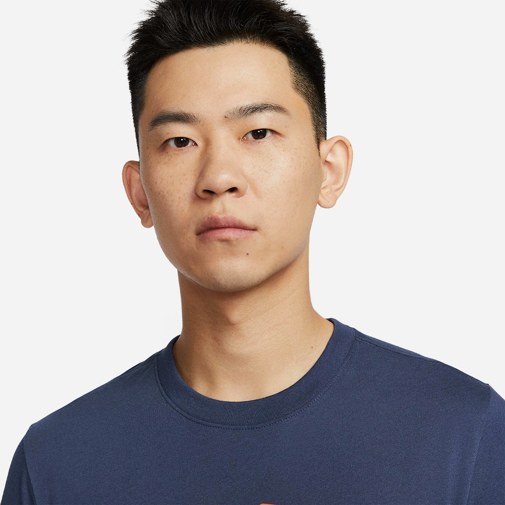 Áo Thun Nam Nike Club - Xanh Navy - Supersports Vietnam