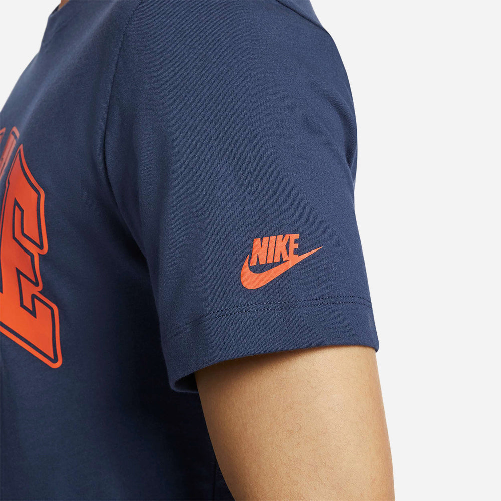 Áo Thun Nam Nike Club - Xanh Navy - Supersports Vietnam