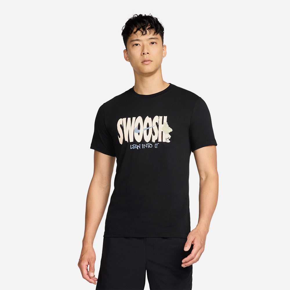 Áo Thun Nam Nike Dri-Fit Fitness - Đen - Supersports Vietnam