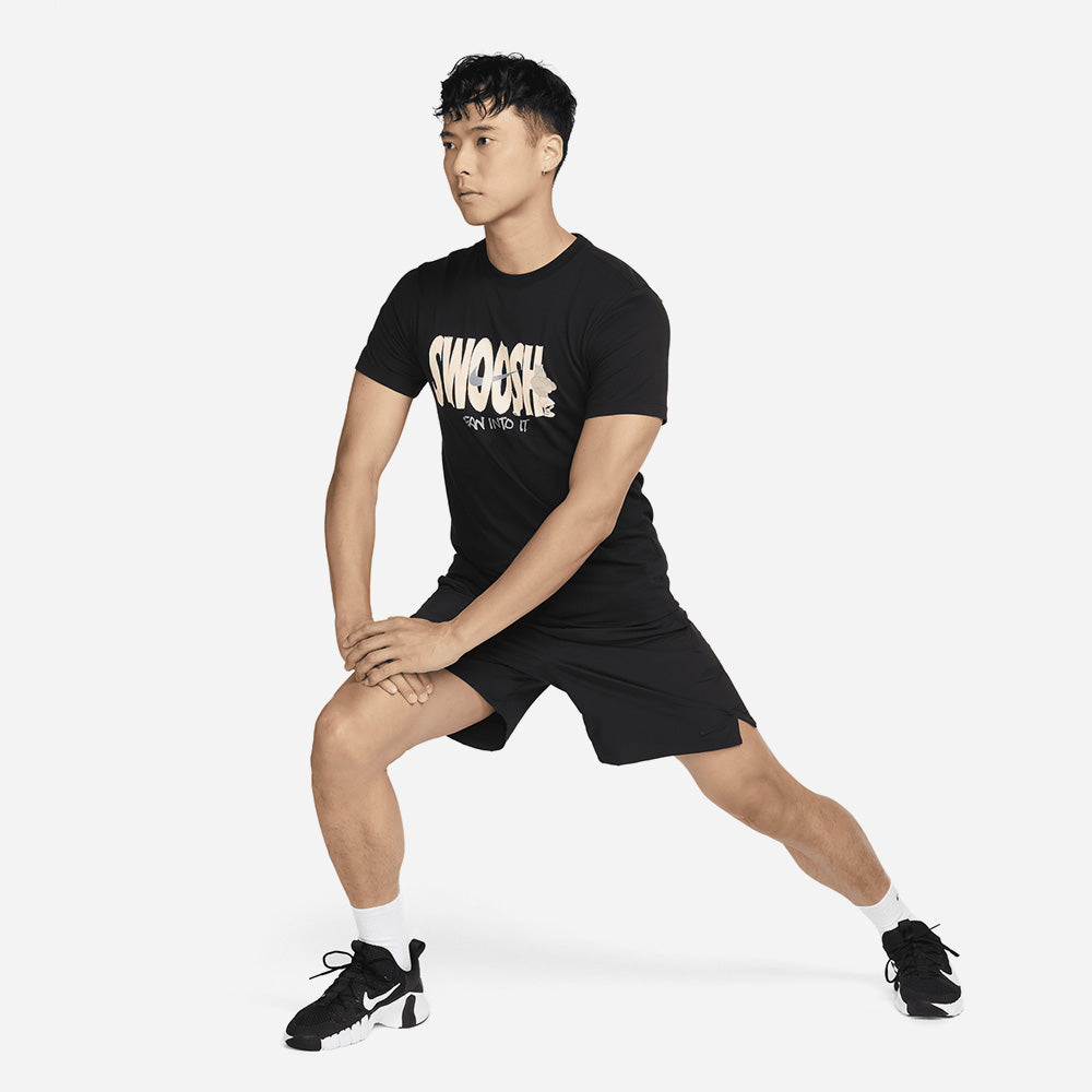 Áo Thun Nam Nike Dri-Fit Fitness - Đen - Supersports Vietnam