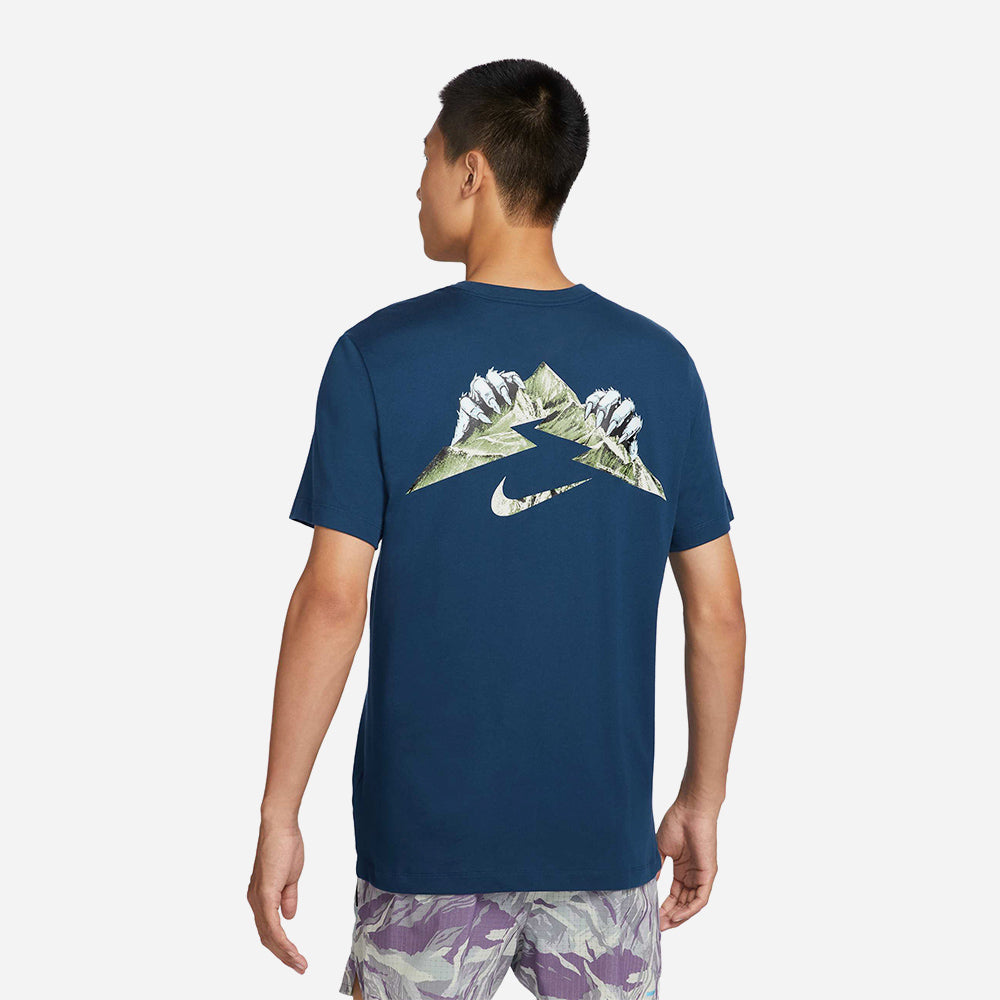 Áo Thun Nam Nike Dri-Fit- - Xanh Navy - Supersports Vietnam
