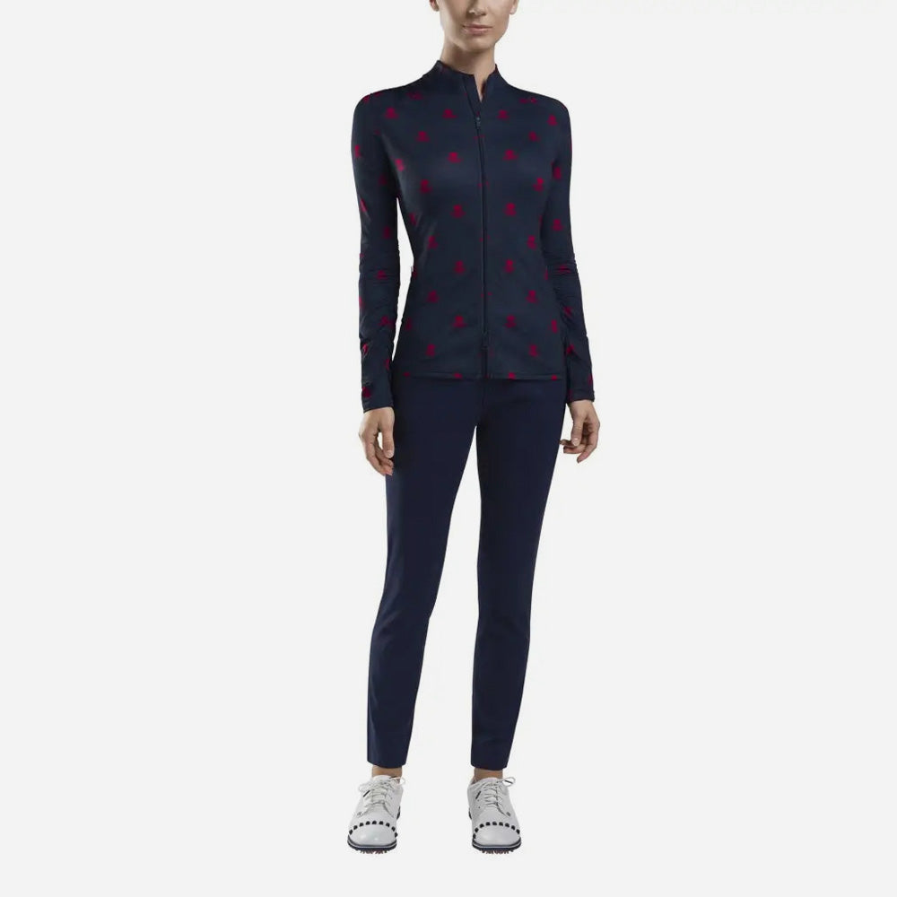 Áo Golf Tay Dài Nữ Gfore Killer Full Zip - Xanh Navy - Supersports Vietnam