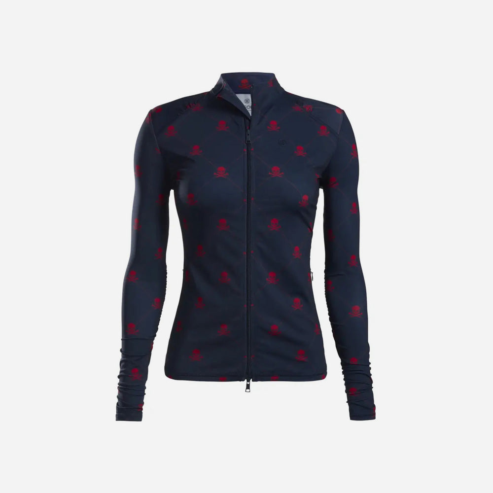 Áo Golf Tay Dài Nữ Gfore Killer Full Zip - Xanh Navy - Supersports Vietnam