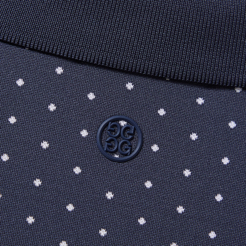 Áo Golf Tay Ngắn Nữ Gfore Jacquard Polkadot - Xanh Navy - Supersports Vietnam
