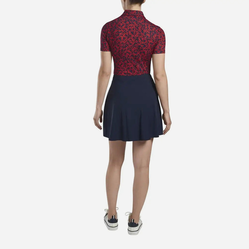 Áo Golf Tay Ngắn Nữ Gfore Floral Print - Đỏ - Supersports Vietnam