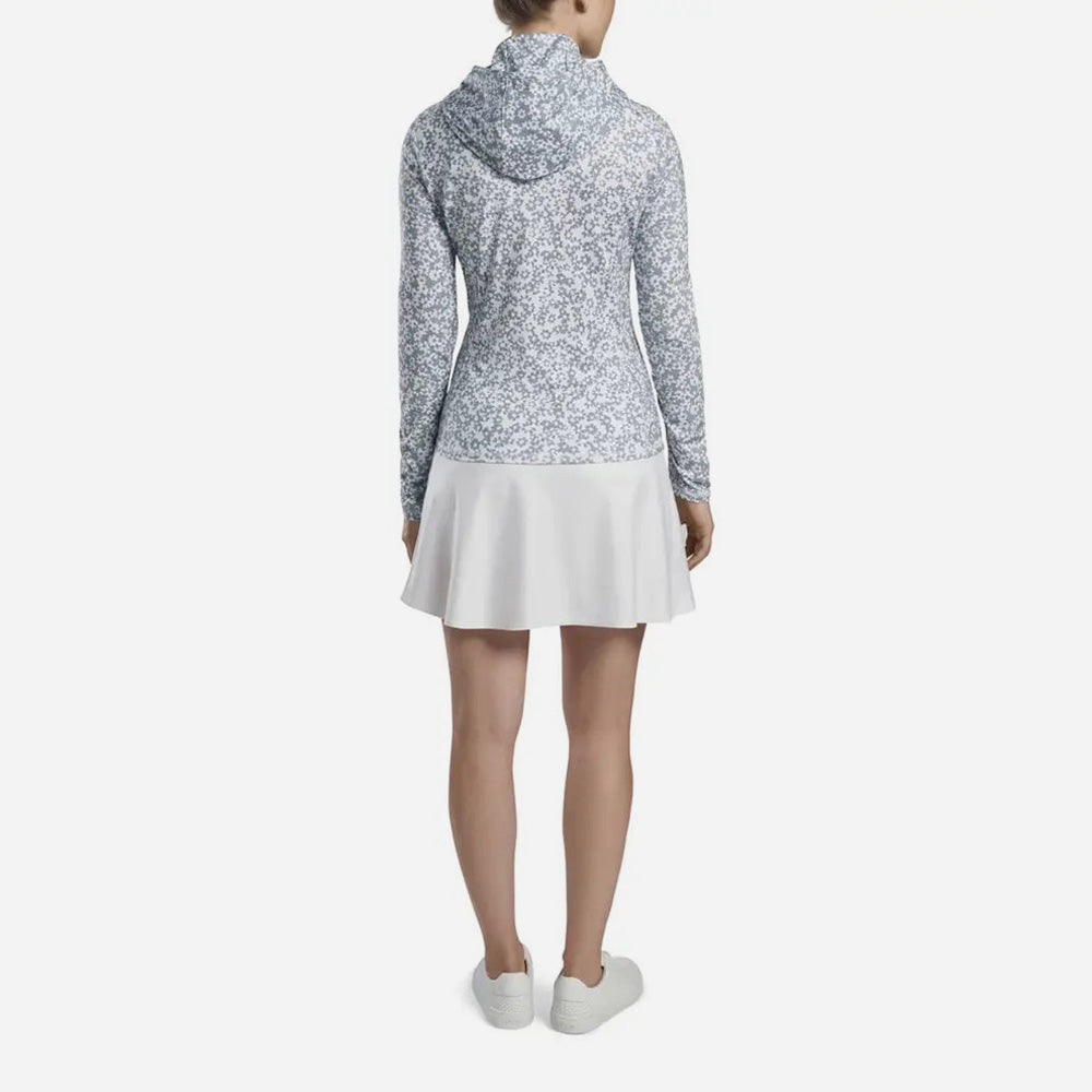 Áo Golf Tay Dài Nữ Gfore Floral Print Full Zip - Xám - Supersports Vietnam