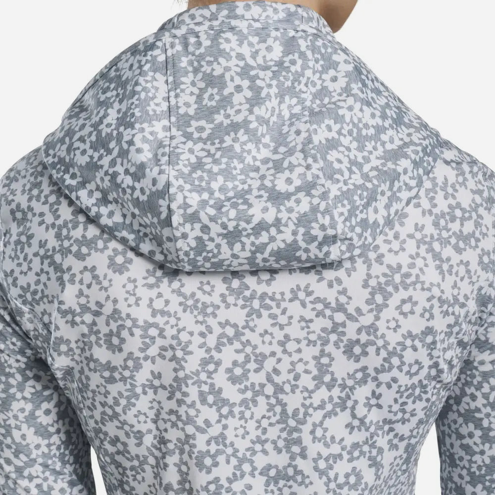Áo Golf Tay Dài Nữ Gfore Floral Print Full Zip - Xám - Supersports Vietnam