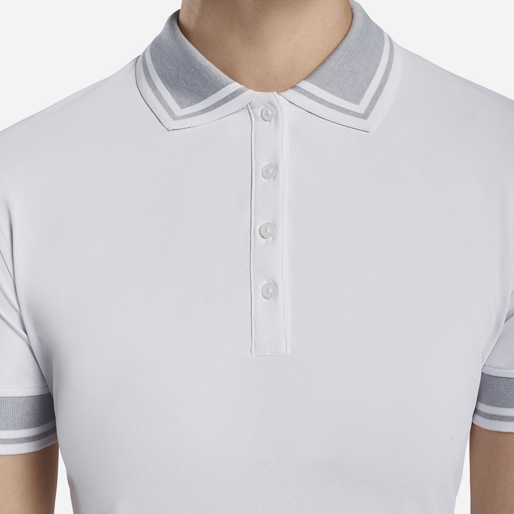 Áo Golf Tay Ngắn Nữ Gfore Tuxedo - Trắng - Supersports Vietnam