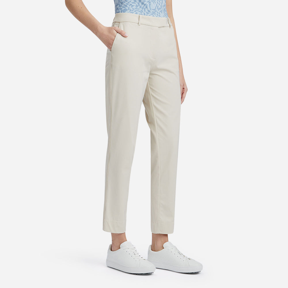 Quần Dài Đánh Golf Nữ Gfore Luxe 4-Way Stretch Twill Straight Leg - Be - Supersports Vietnam