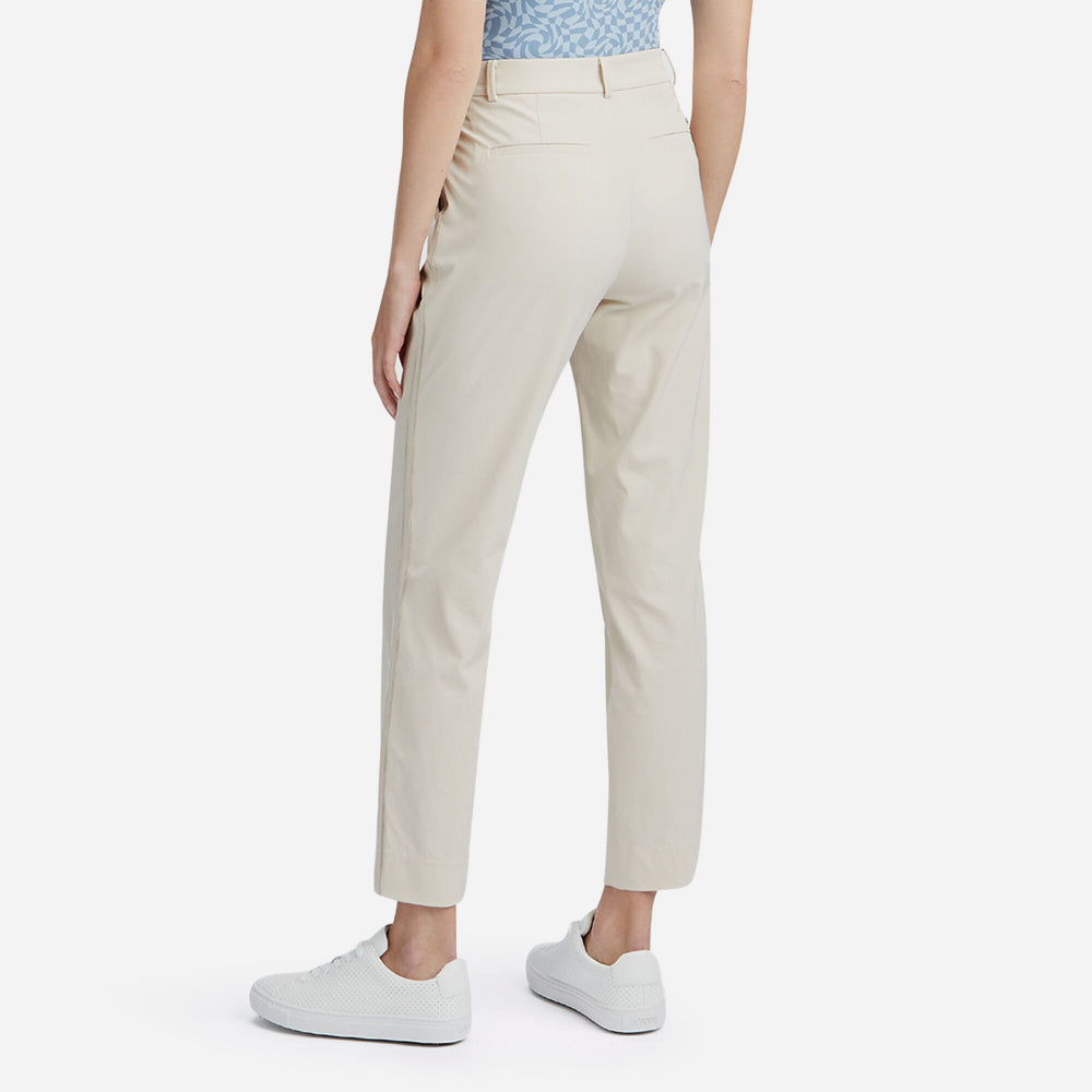 Quần Dài Đánh Golf Nữ Gfore Luxe 4-Way Stretch Twill Straight Leg - Be - Supersports Vietnam