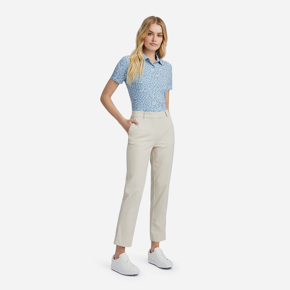 Quần Dài Đánh Golf Nữ Gfore Luxe 4-Way Stretch Twill Straight Leg - Be - Supersports Vietnam