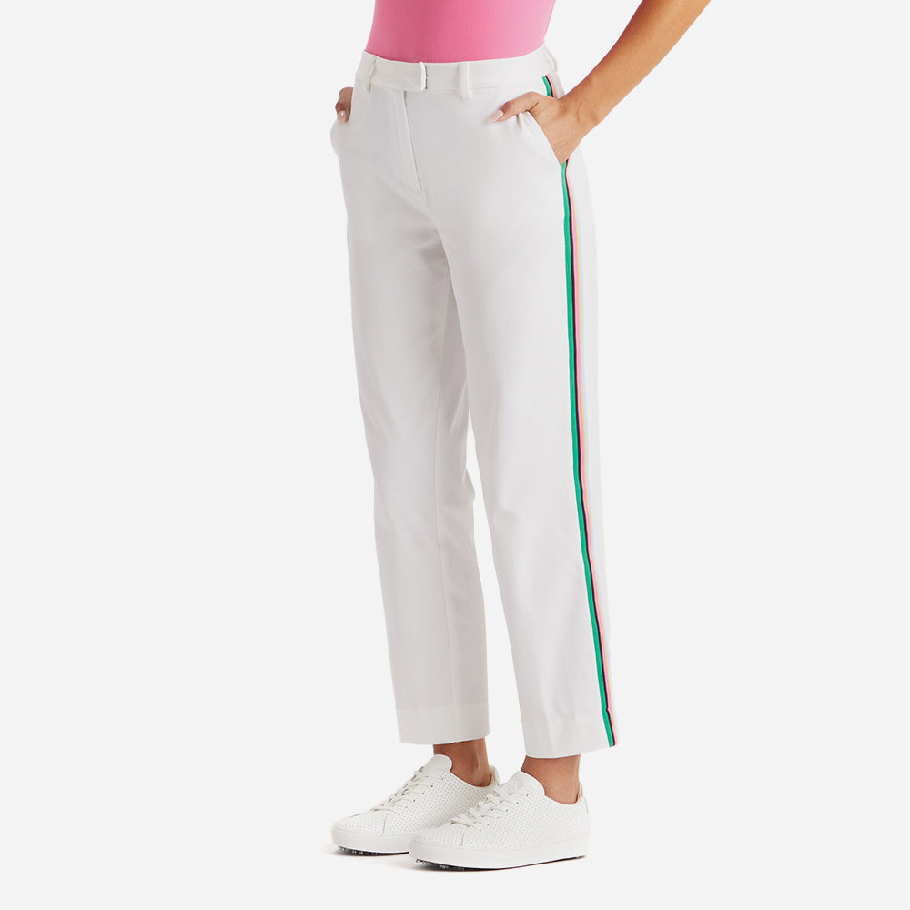 Quần Dài Đánh Golf Nữ Gfore Tux Luxe 4-Way Stretch Twill Straight Leg - Trắng - Supersports Vietnam