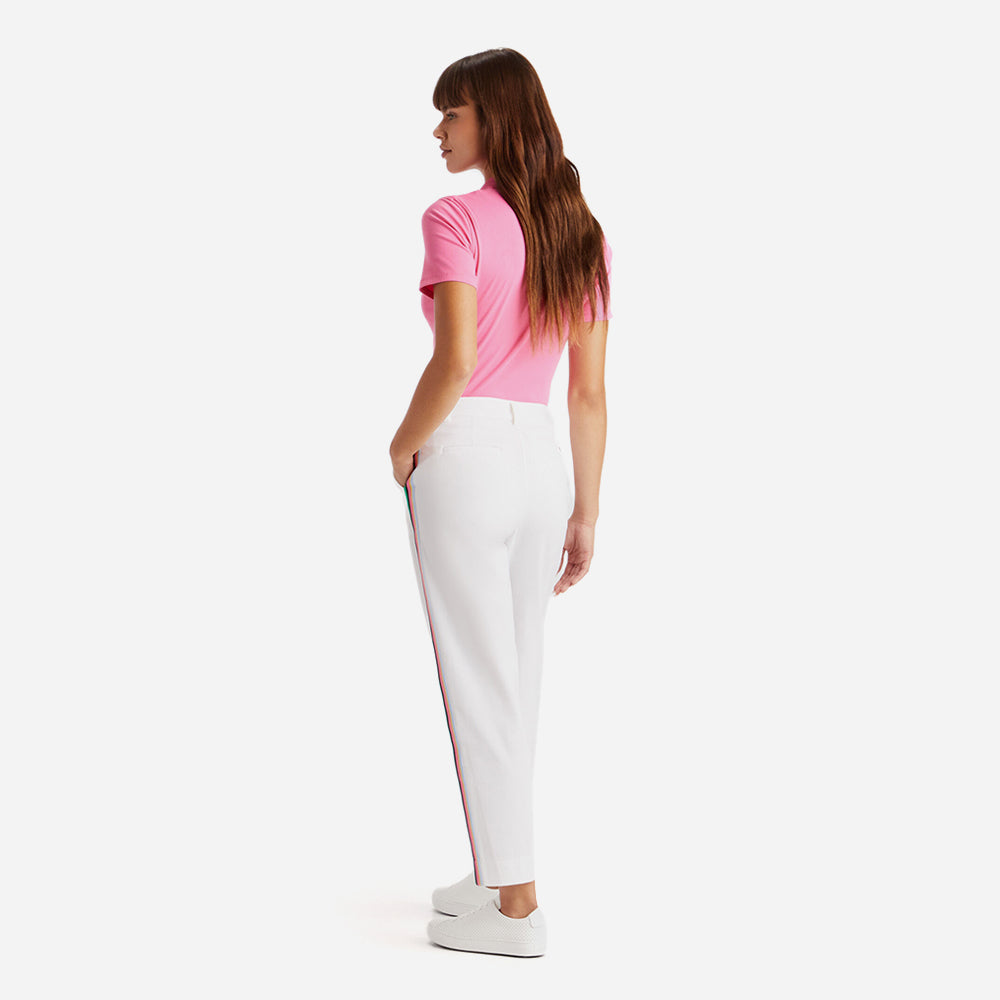 Quần Dài Đánh Golf Nữ Gfore Tux Luxe 4-Way Stretch Twill Straight Leg - Trắng - Supersports Vietnam