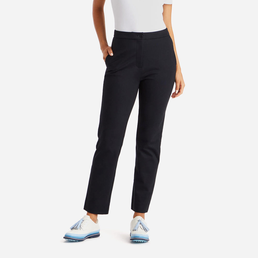 Quần Dài Đánh Golf Nữ Gfore Double Knit Cigarette High Rise Stretch - Đen - Supersports Vietnam