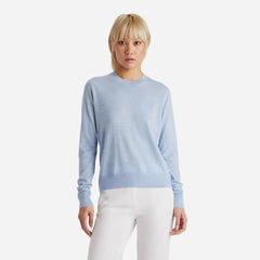 Áo Golf Tay Dài Nữ Gfore Talk Biridie To Me Crew - Xanh Dương - Supersports Vietnam